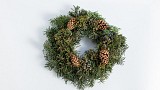Christmas Wreath Γήινο 25 cm