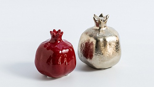 Πήλινο Ρόδι Χρυσό