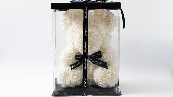 Forever Rose Bear Λευκό