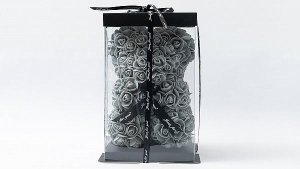 Forever Rose Bear Γκρι