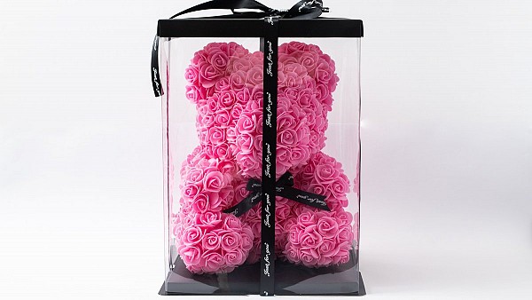 Forever Rose Bear Ροζ